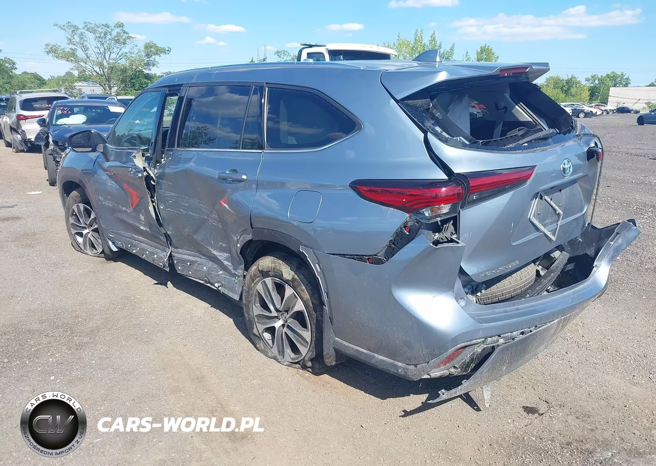 2021 Toyota Highlander Hybrid Xle VIN:5TDGBRCH5MS026952 - 3