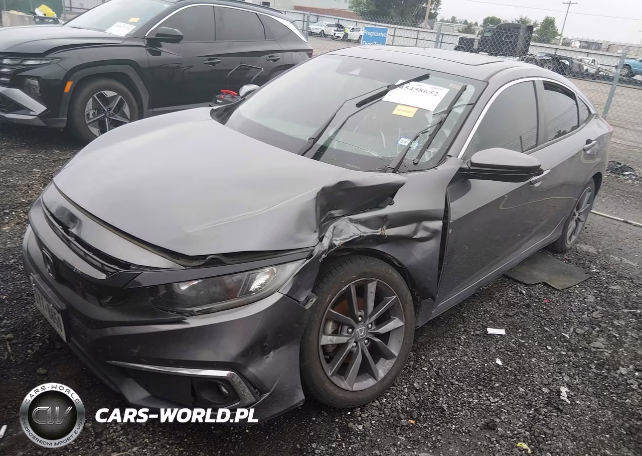 2020 Honda Civic Ex VIN:19XFC1F34LE017033 - 2