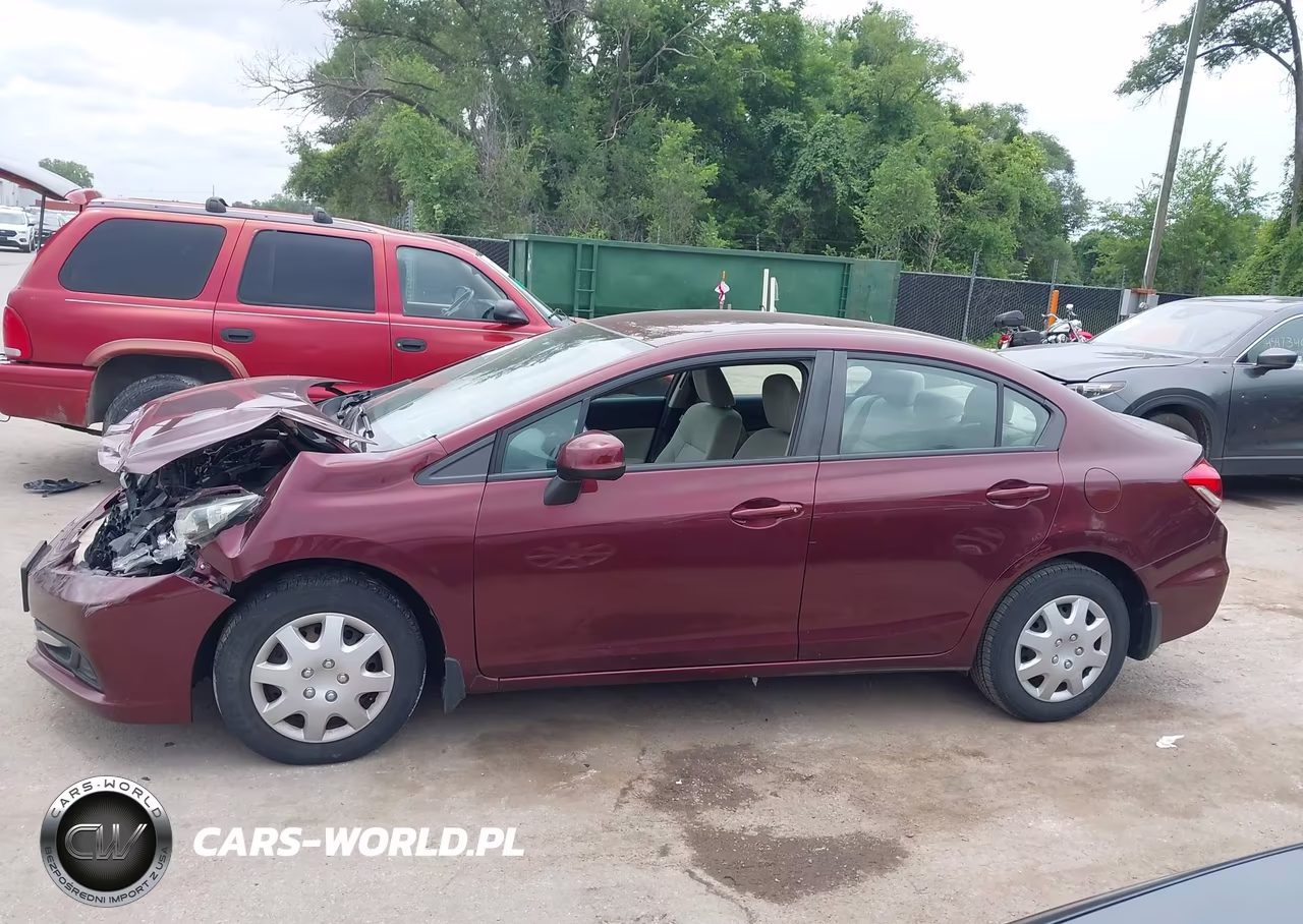 2013 Honda Civic Lx VIN:19XFB2F57DE089694 - 14