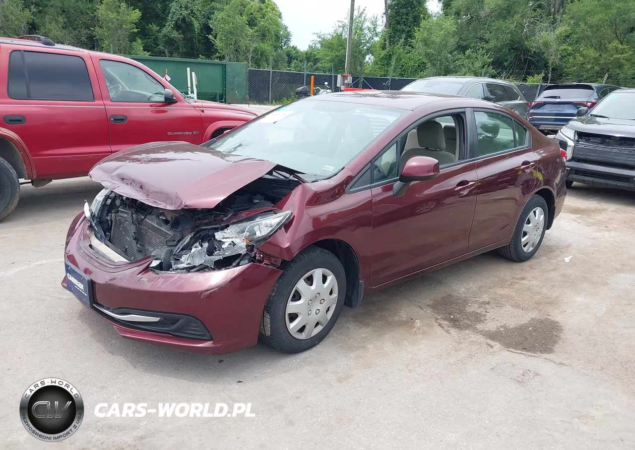 2013 Honda Civic Lx VIN:19XFB2F57DE089694 - 2