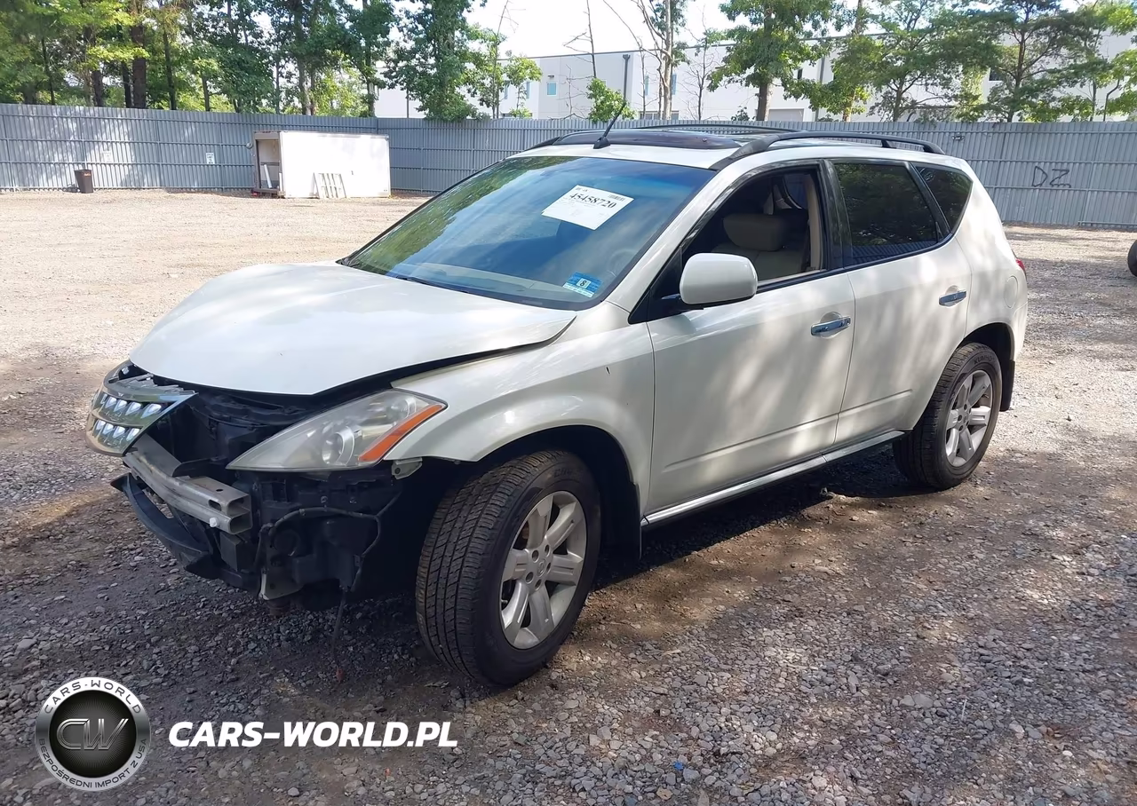 2007 Nissan Murano Sl VIN:JN8AZ08T87W525134 - 2