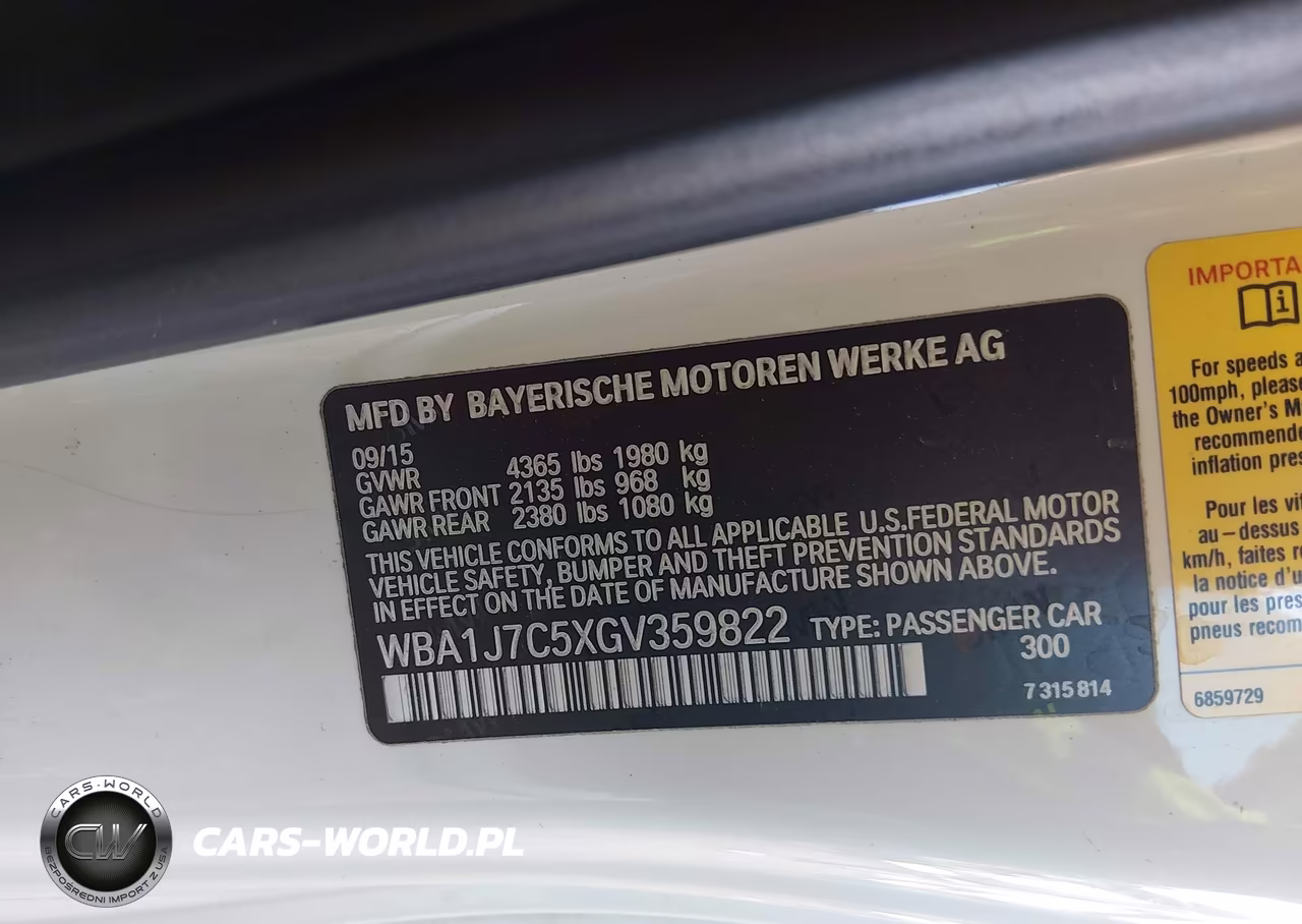 2016 BMW M235I VIN:WBA1J7C5XGV359822 - 9