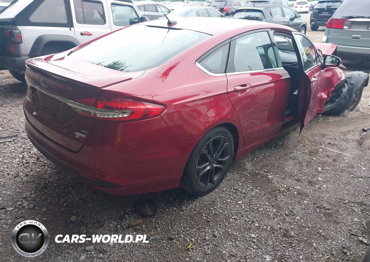 2018 Ford Fusion Se VIN:3FA6P0HD2JR283859 - 4
