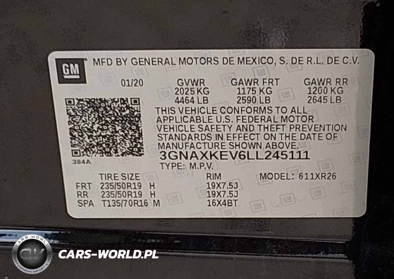 2020 Chevrolet Equinox Fwd Lt 1.5L Turbo VIN:3GNAXKEV6LL245111 - 9
