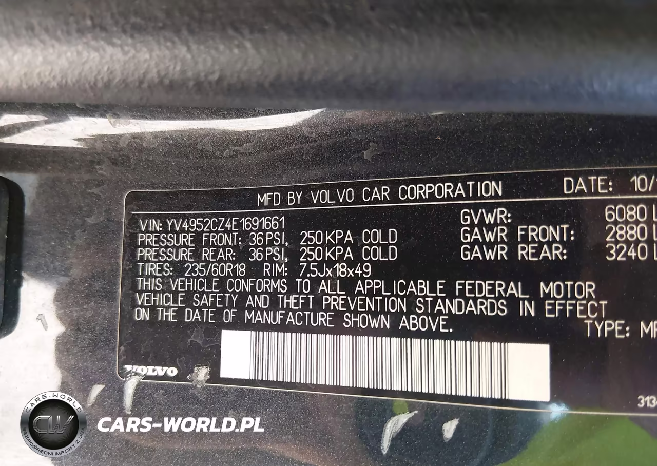 2014 Volvo Xc90 3.2 VIN:YV4952CZ4E1691661 - 9