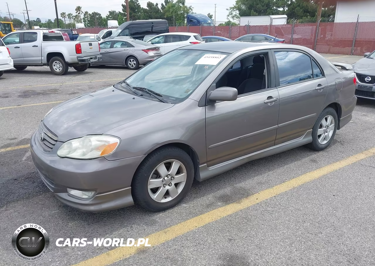 2003 Toyota Corolla S VIN:1NXBR32E83Z114569 - 2
