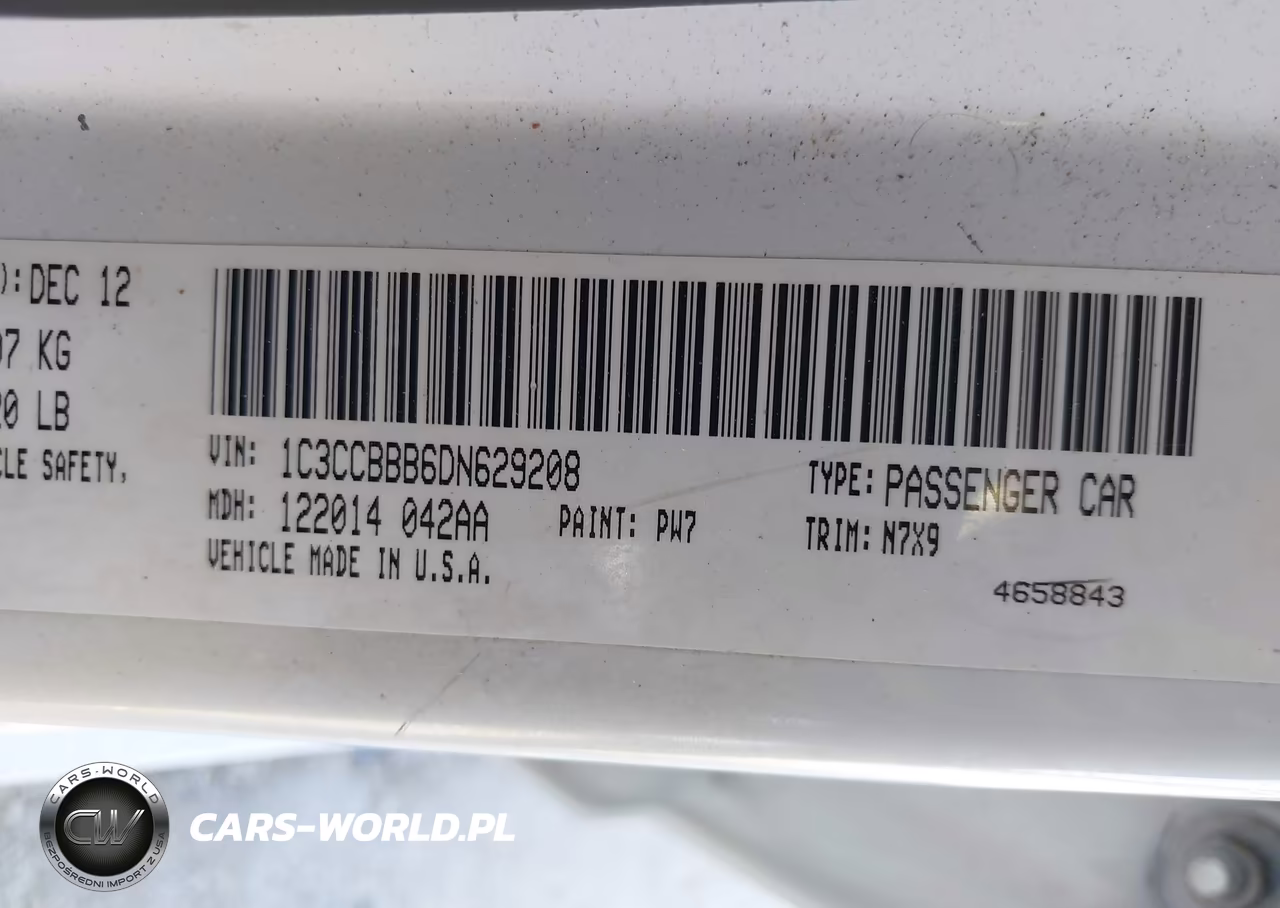 2013 Chrysler 200 Touring VIN:1C3CCBBB6DN629208 - 9