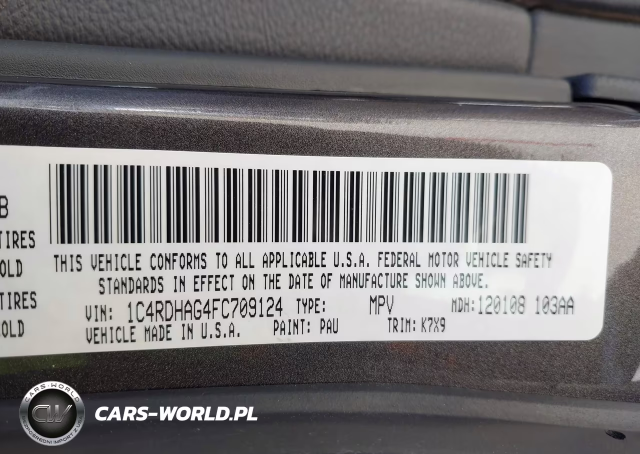 2015 Dodge Durango Sxt VIN:1C4RDHAG4FC709124 - 9