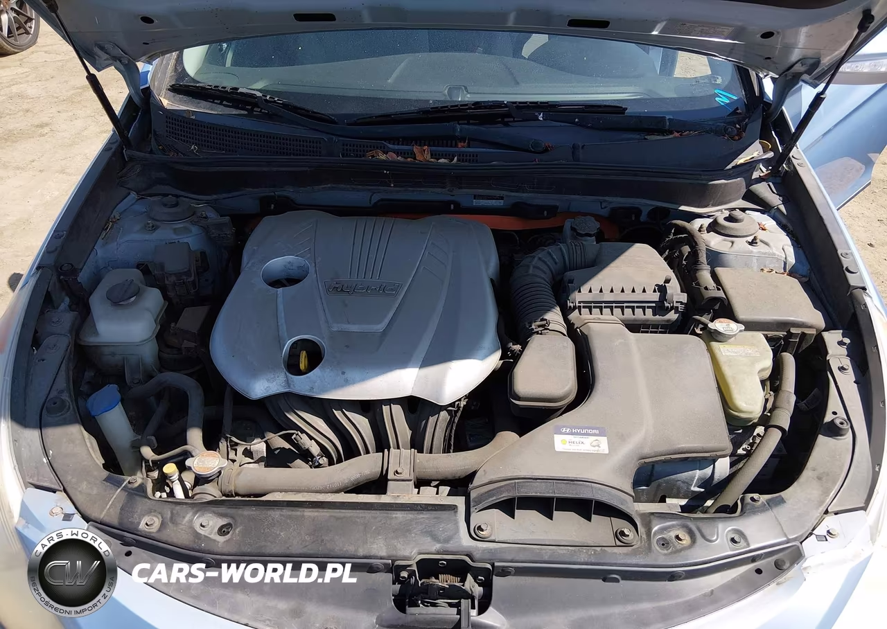 2011 Hyundai Sonata Hybrid VIN:KMHEC4A45BA000963 - 10