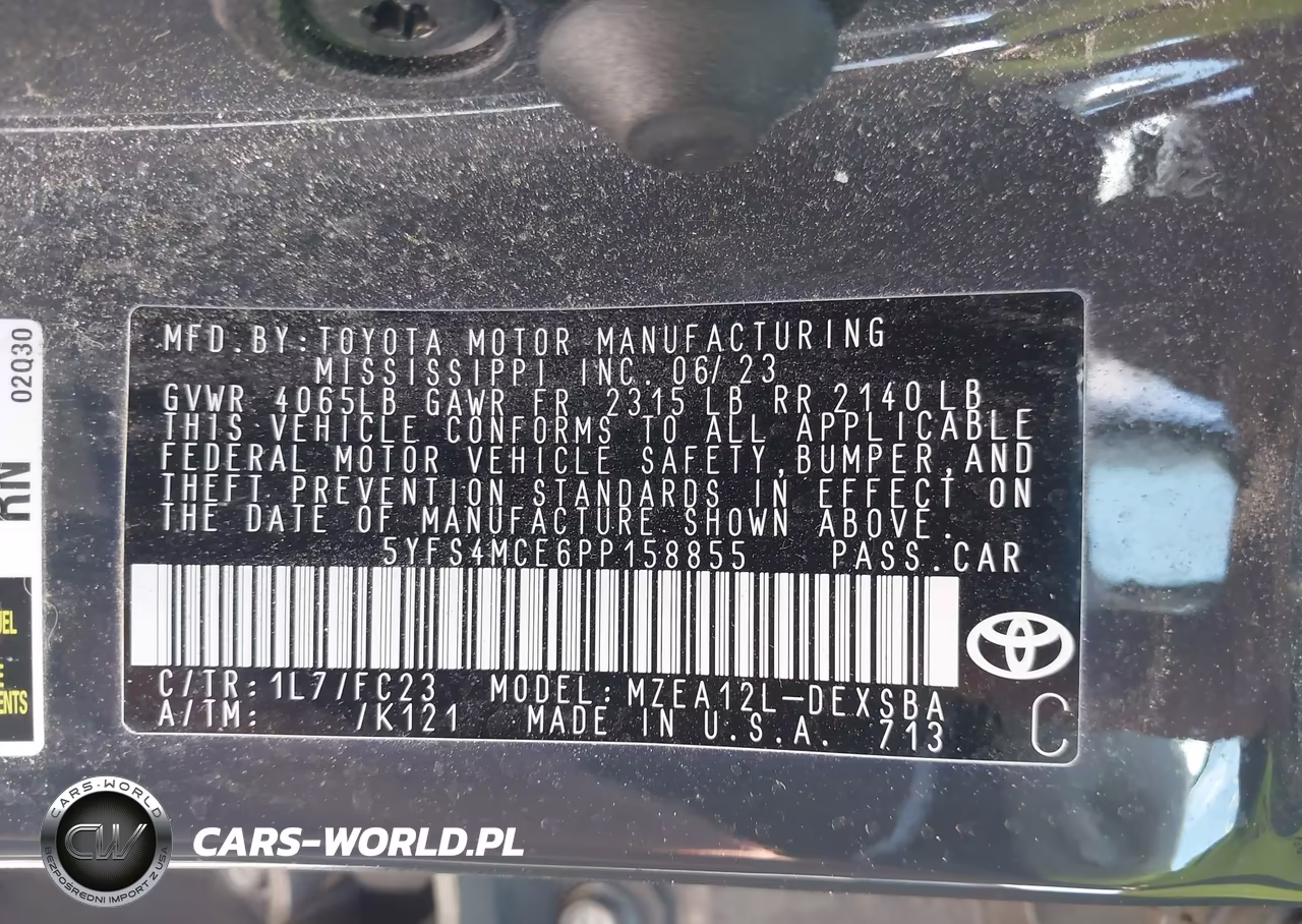 2023 Toyota Corolla Se VIN:5YFS4MCE6PP158855 - 9