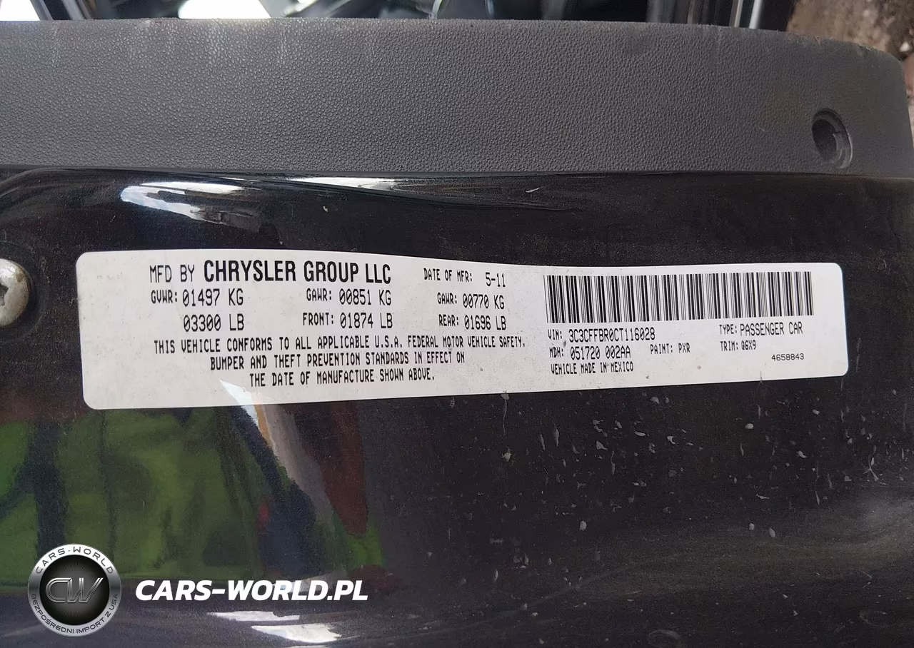 2012 Fiat 500 Sport VIN:3C3CFFBR0CT116028 - 9