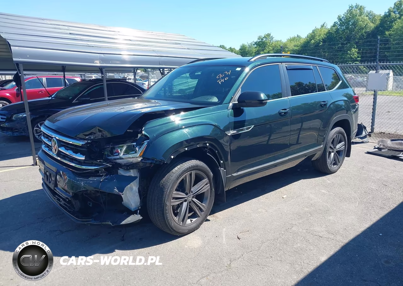 2021 Volkswagen Atlas 3.6L V6 Se W-Technology R-Line VIN:1V2RR2CA1MC525536 - 2