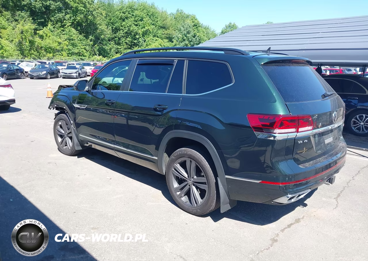 2021 Volkswagen Atlas 3.6L V6 Se W-Technology R-Line VIN:1V2RR2CA1MC525536 - 3
