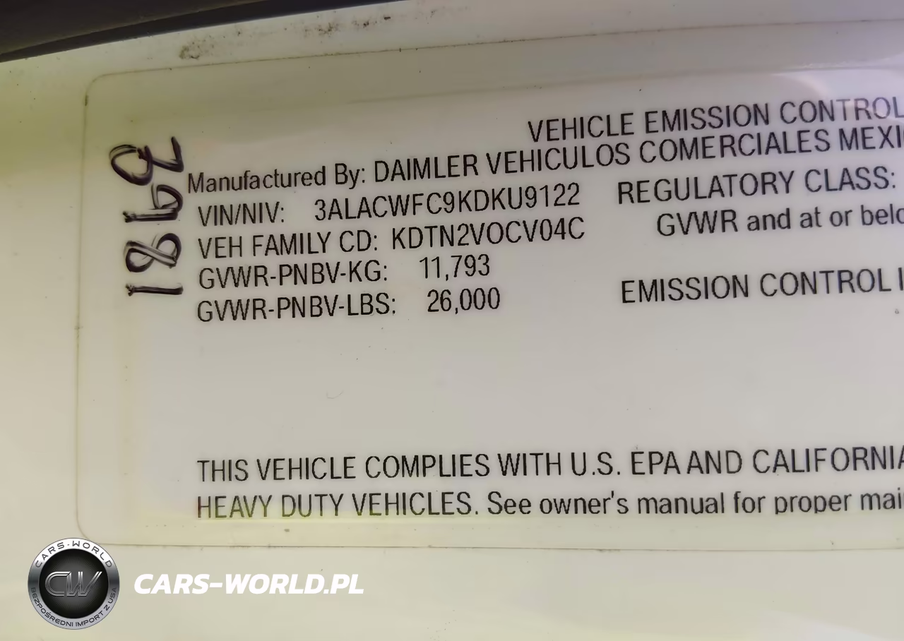 2019 Freightliner M2 106 VIN:3ALACWFC9KDKU9122 - 8
