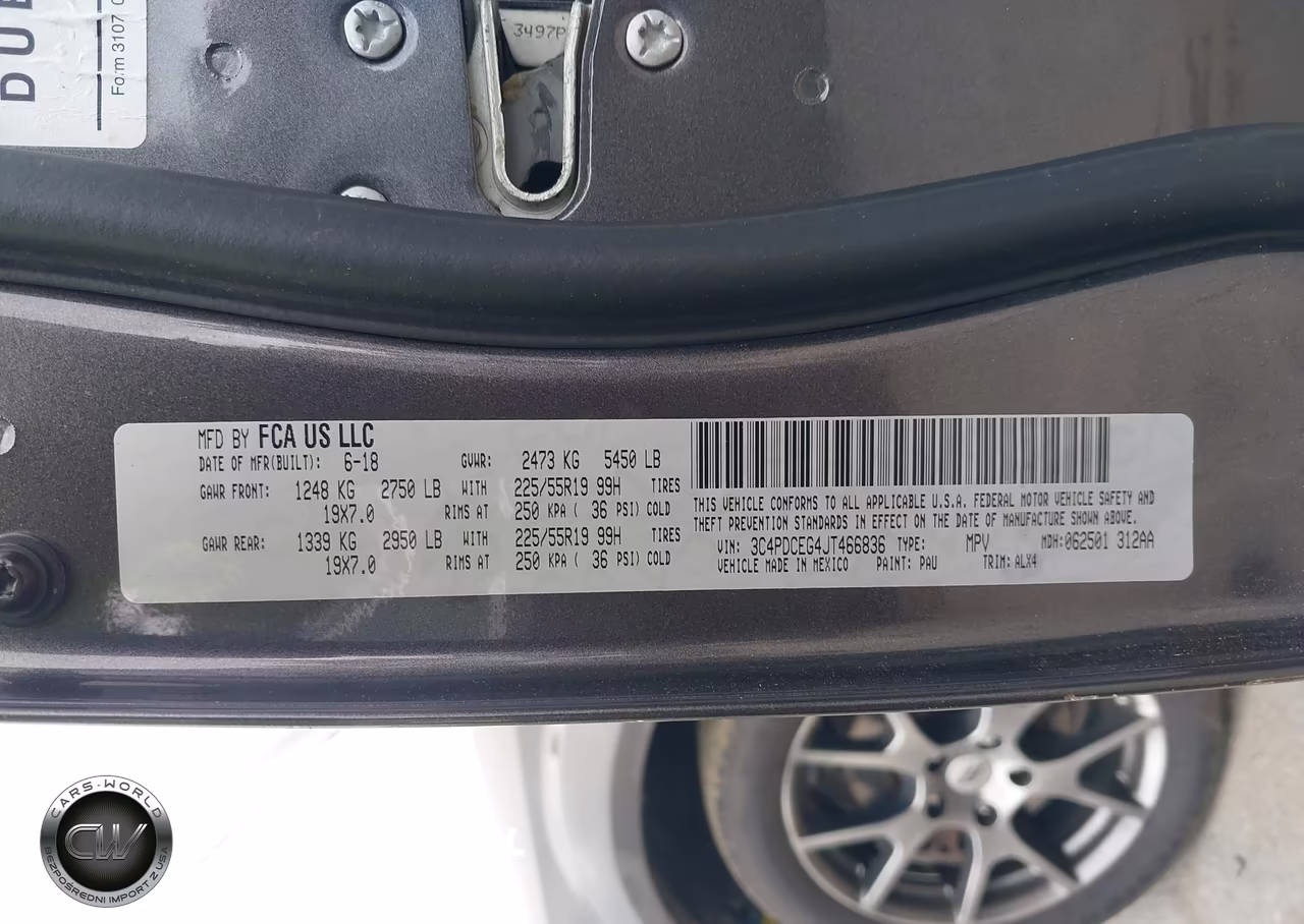 2018 Dodge Journey Gt VIN:3C4PDCEG4JT466836 - 9
