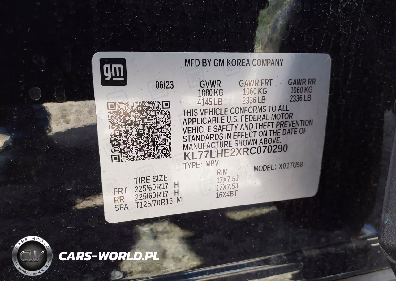 2024 Chevrolet Trax Fwd Lt VIN:KL77LHE2XRC070290 - 9