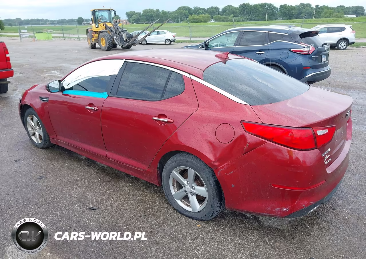 2014 Kia Optima Lx VIN:5XXGM4A73EG297308 - 3