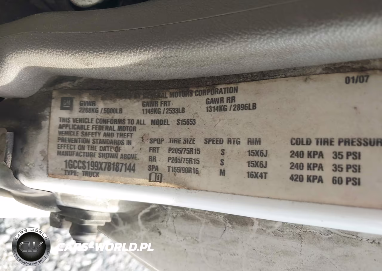 2007 Chevrolet Colorado Ls VIN:1GCCS199X78187144 - 9