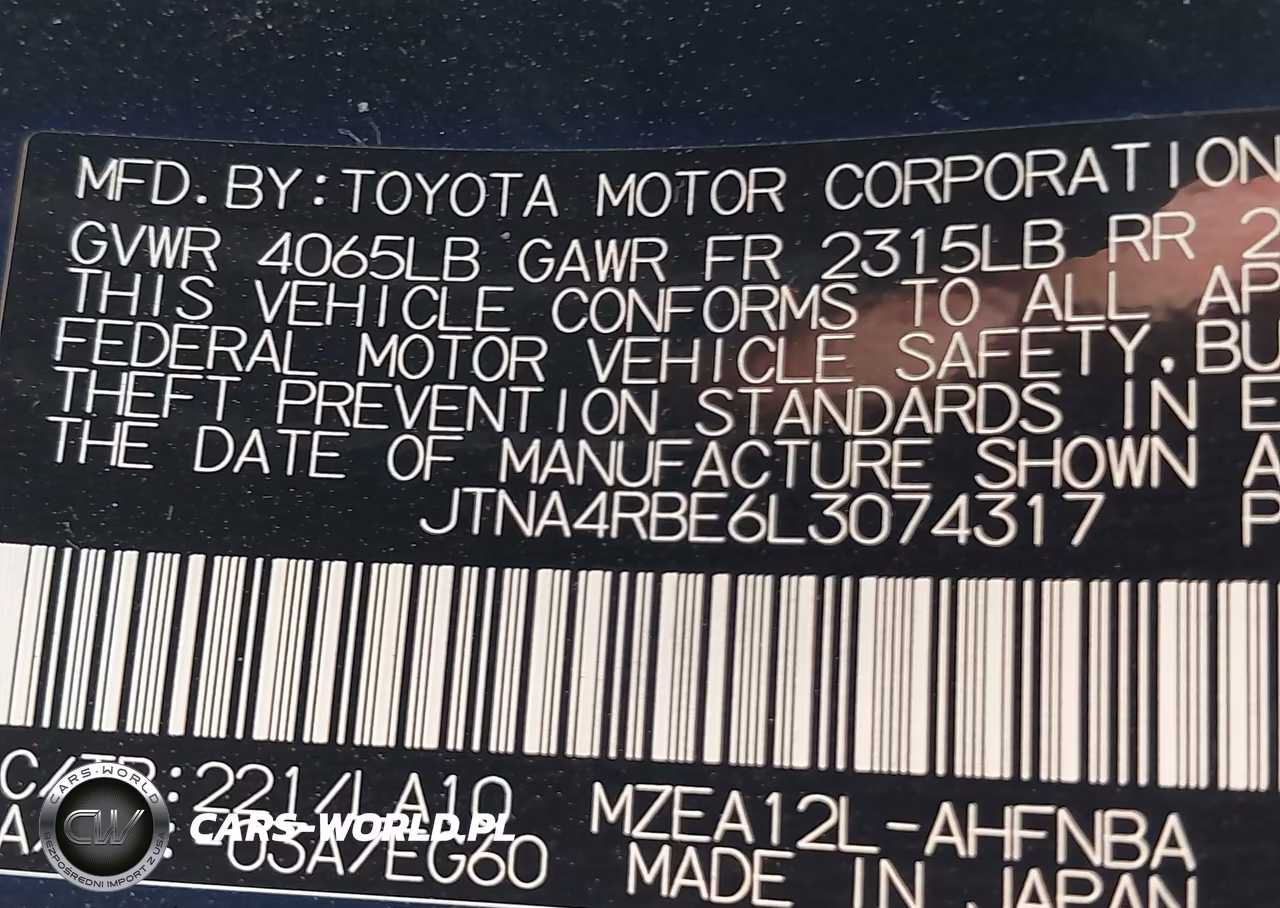 2020 Toyota Corolla Xse VIN:JTNA4RBE6L3074317 - 9