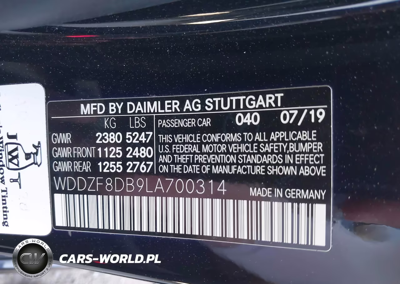 2020 Mercedes-Benz E 350 VIN:WDDZF8DB9LA700314 - 9
