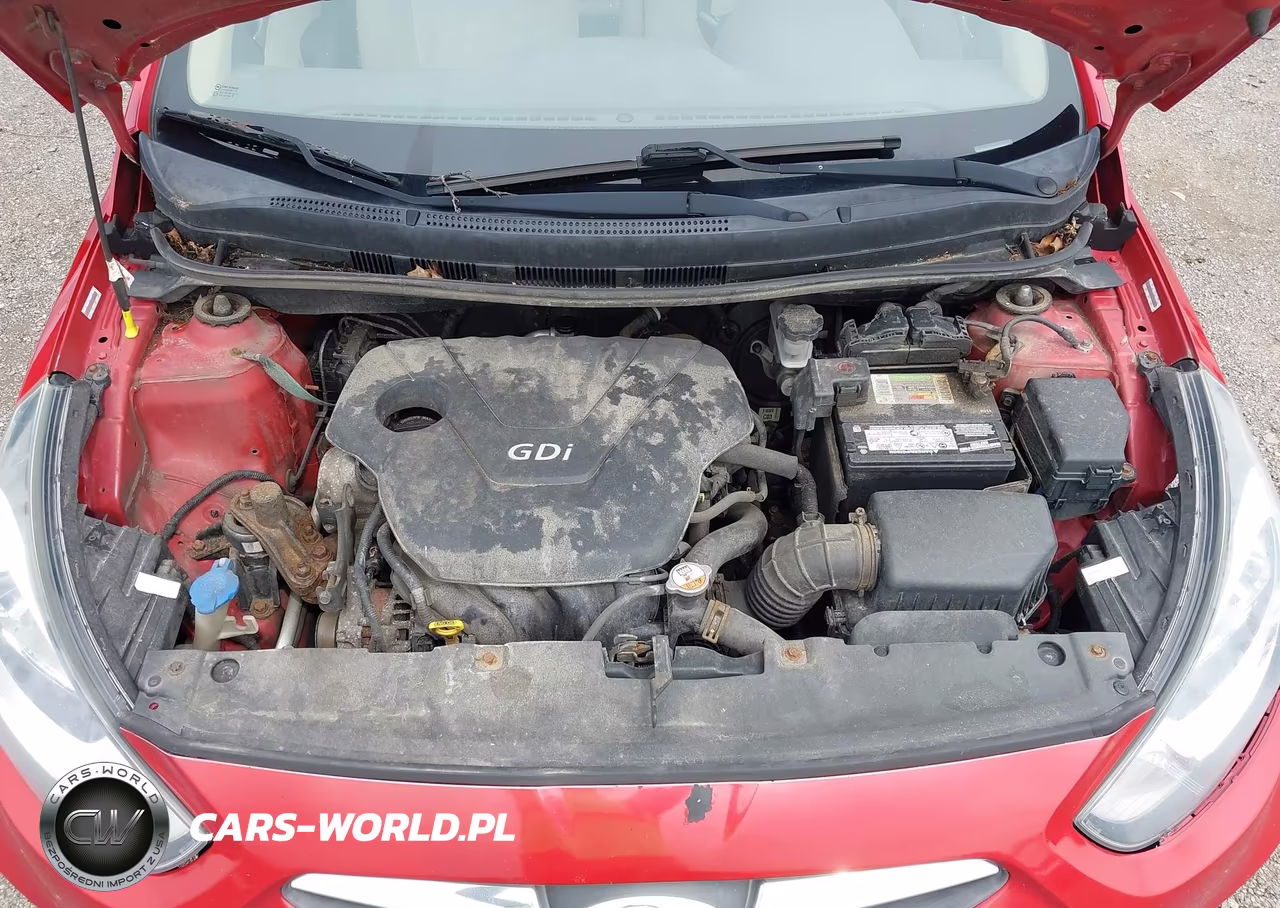 2013 Hyundai Accent Gls VIN:KMHCT4AE4DU584175 - 10