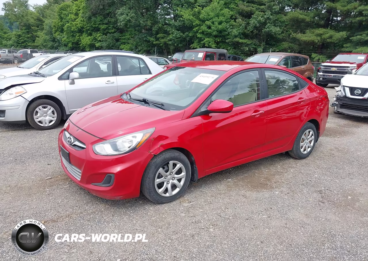 2013 Hyundai Accent Gls VIN:KMHCT4AE4DU584175 - 2