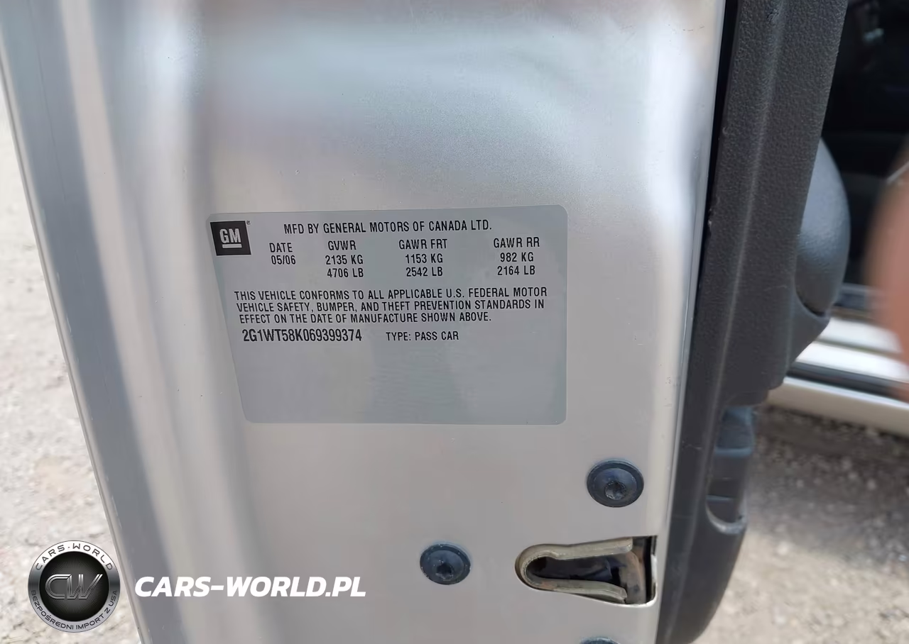 2006 Chevrolet Impala Lt VIN:2G1WT58K069399374 - 9