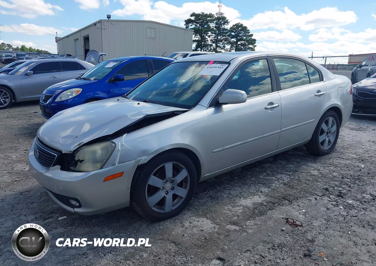 2007 Kia Optima Ex V6 VIN:KNAGE124075098995 - 2