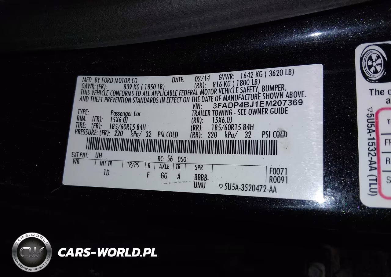 2014 Ford Fiesta Se VIN:3FADP4BJ1EM207369 - 9