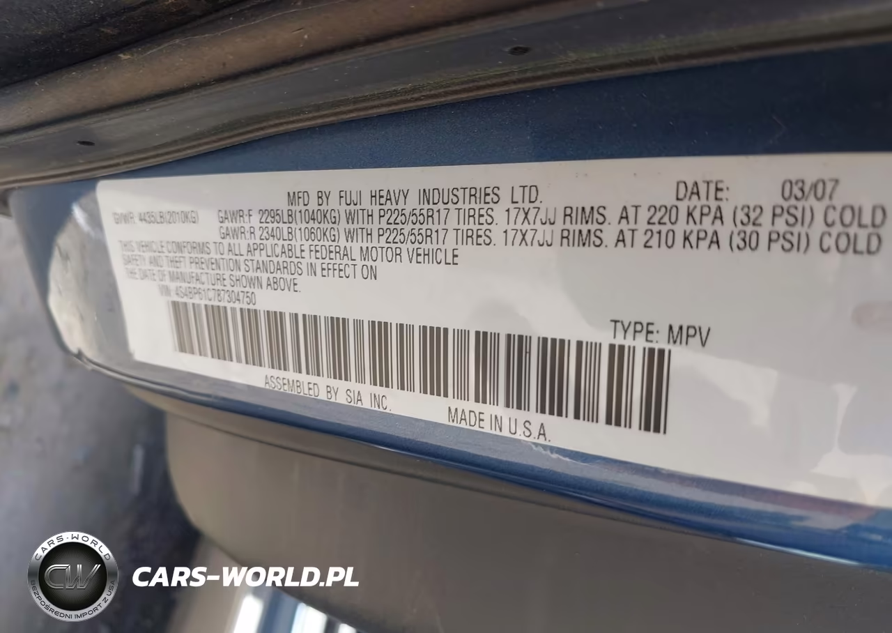 2008 Subaru Outback (Natl) I-Ll Bean W-Nav-Ll Bean W-Nav-Vdc VIN:4S4BP61C787304750 - 9