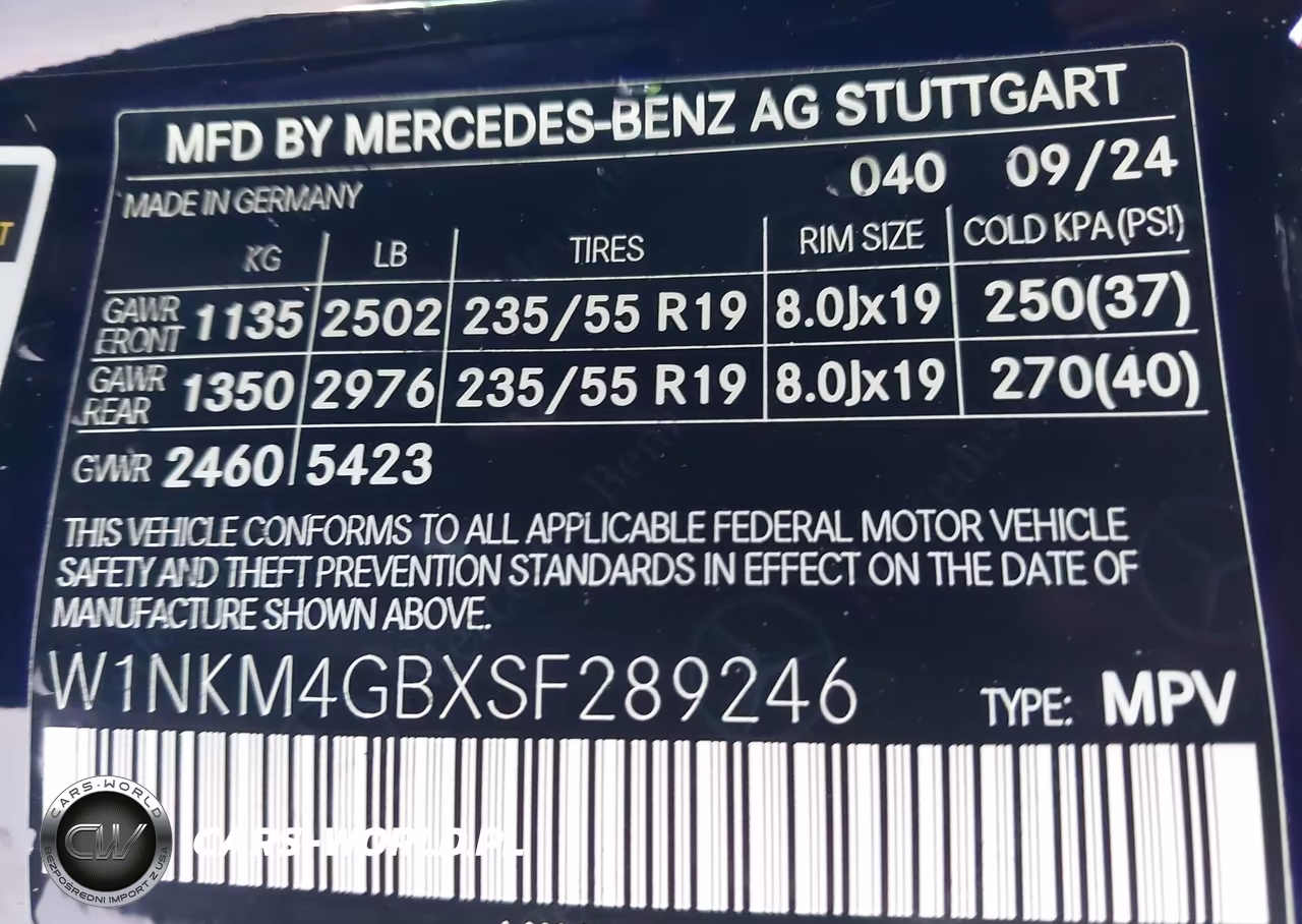 2025 Mercedes-Benz Glc 300 Suv VIN:W1NKM4GBXSF289246 - 9