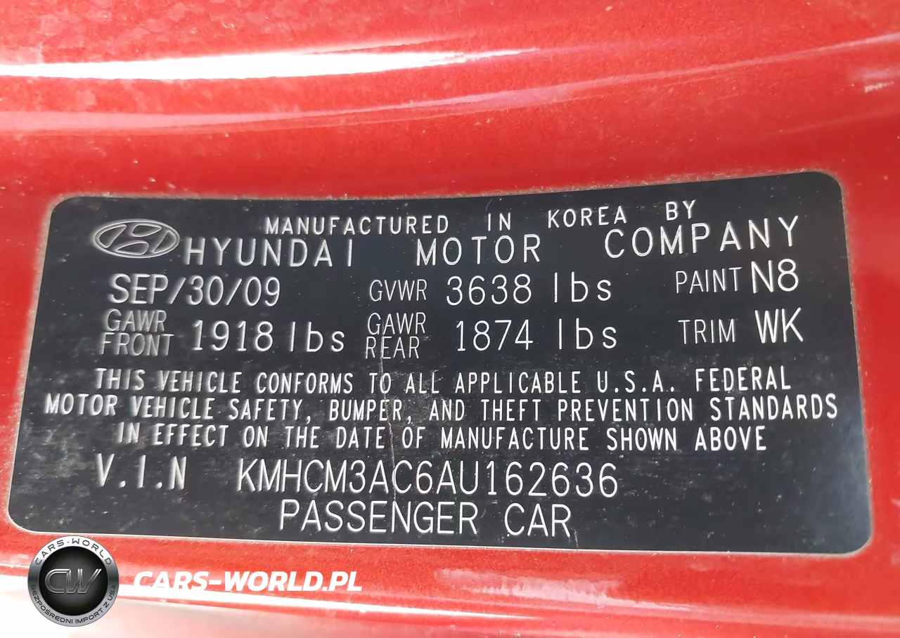 2010 Hyundai Accent Gs VIN:KMHCM3AC6AU162636 - 9