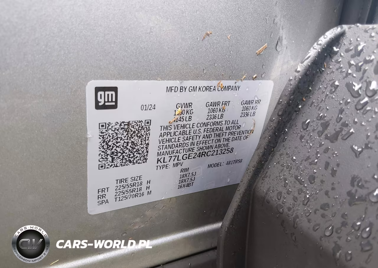 2024 Chevrolet Trax Fwd 1Rs VIN:KL77LGE24RC213258 - 9