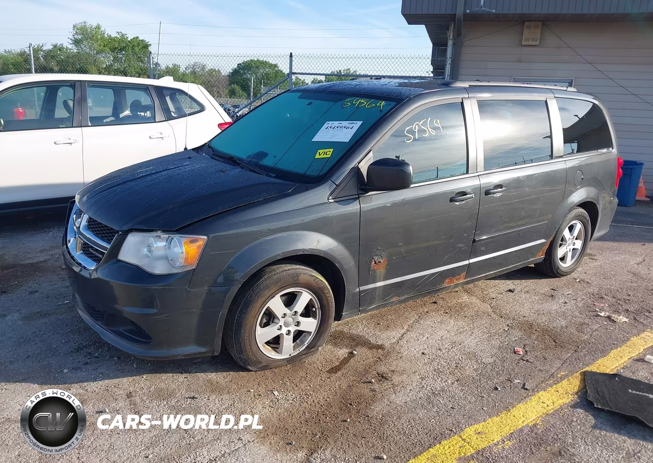2012 Dodge Grand Caravan Sxt VIN:2C4RDGCG8CR205816 - 2