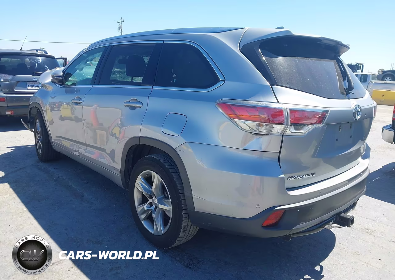 2015 Toyota Highlander Limited V6 VIN:5TDYKRFH5FS119330 - 3