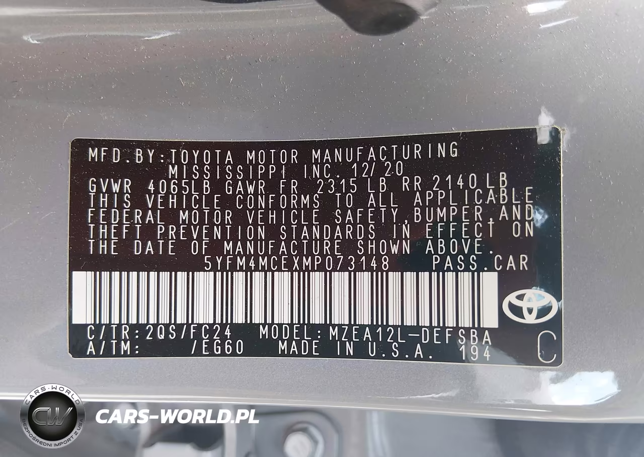 2021 Toyota Corolla Se Apex Edition VIN:5YFM4MCEXMP073148 - 9