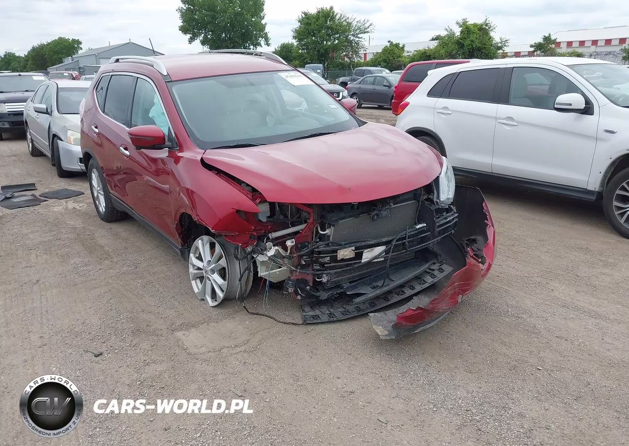 2016 Nissan Rogue Sv VIN:KNMAT2MT6GP705978 - 1