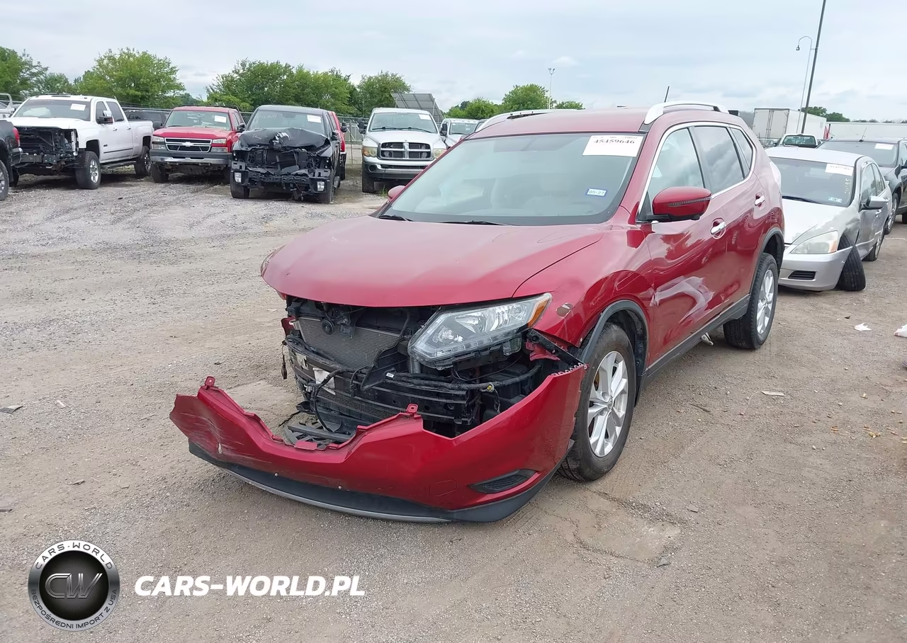 2016 Nissan Rogue Sv VIN:KNMAT2MT6GP705978 - 2
