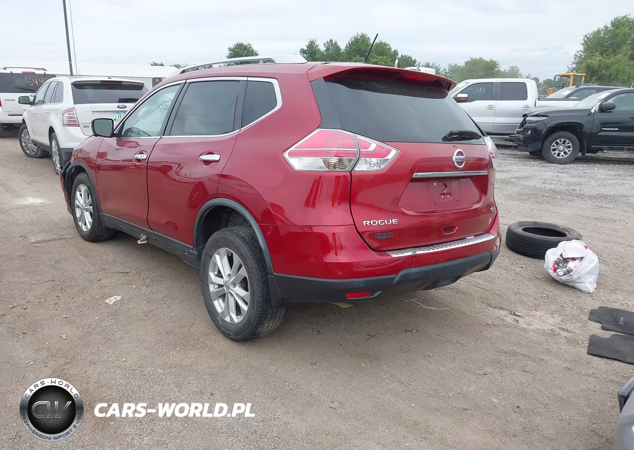 2016 Nissan Rogue Sv VIN:KNMAT2MT6GP705978 - 3