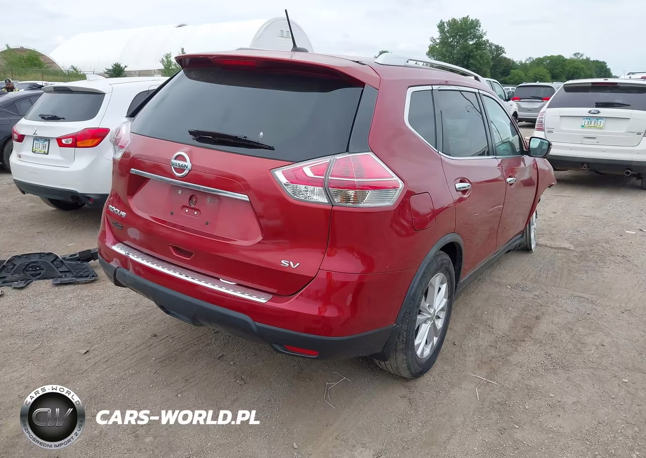 2016 Nissan Rogue Sv VIN:KNMAT2MT6GP705978 - 4