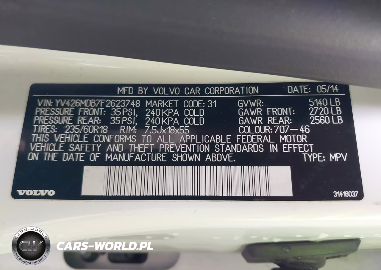2015 Volvo Xc60 T5 Premier VIN:YV426MDB7F2623748 - 12