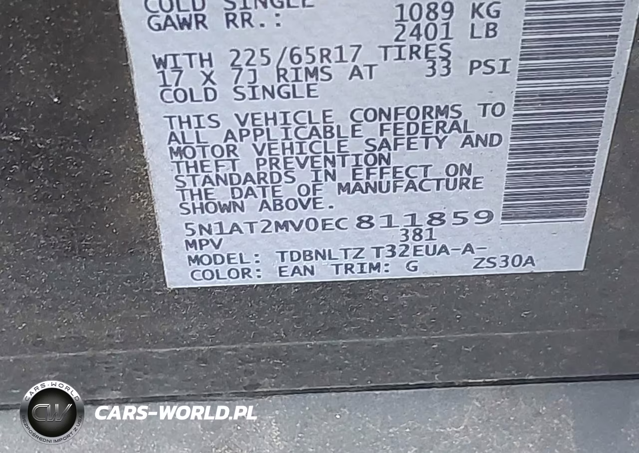 2014 Nissan Rogue Sv VIN:5N1AT2MV0EC811859 - 9