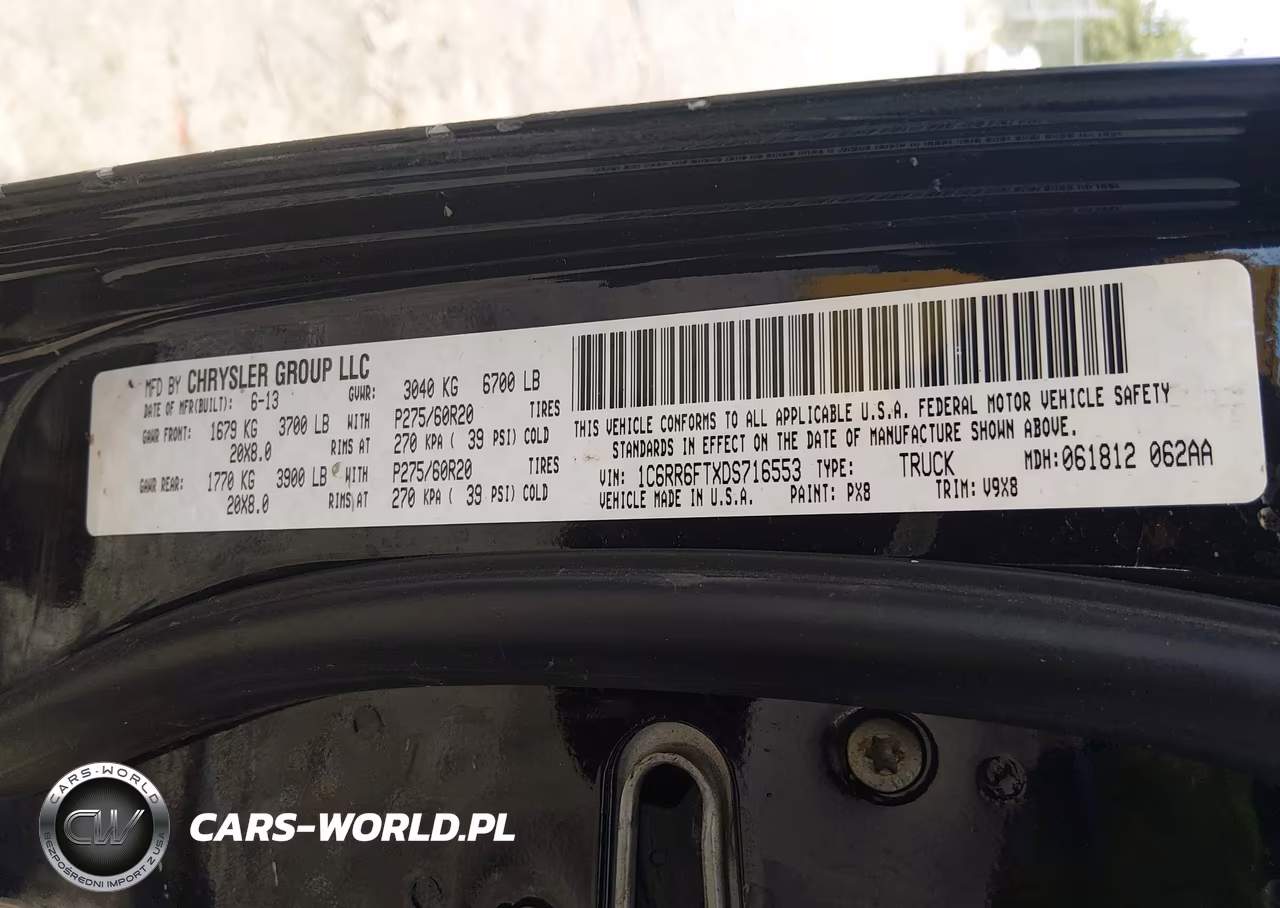 2013 Ram 1500 Express VIN:1C6RR6FTXDS716553 - 9
