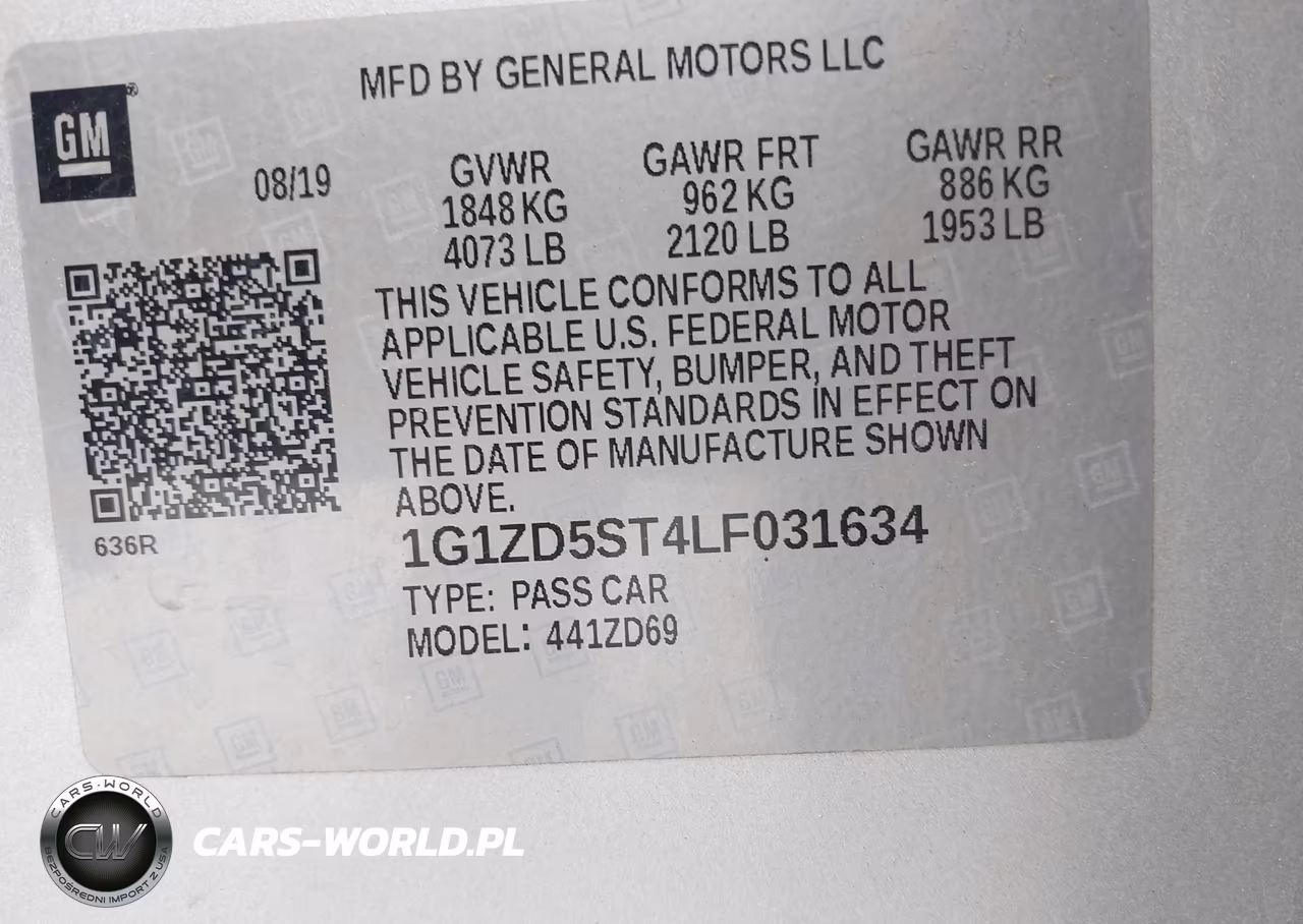 2020 Chevrolet Malibu Fwd Lt VIN:1G1ZD5ST4LF031634 - 9