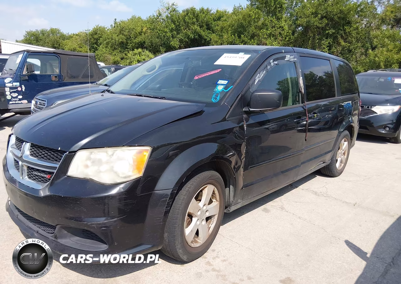 2013 Dodge Grand Caravan Se VIN:2C4RDGBG0DR788076 - 2
