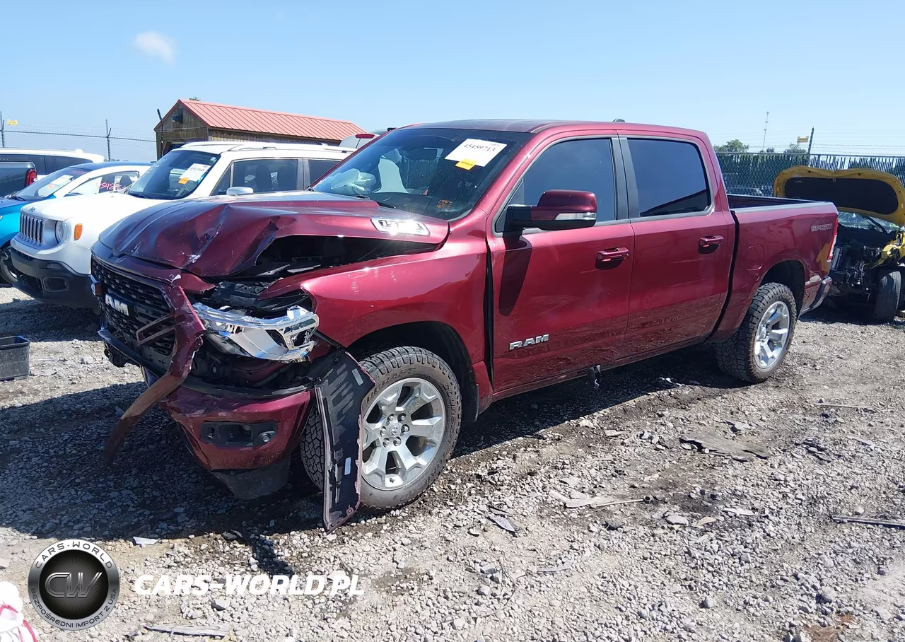 2022 Ram 1500 Big Horn 4X4 5'7 Box VIN:1C6SRFFT8NN223472 - 2