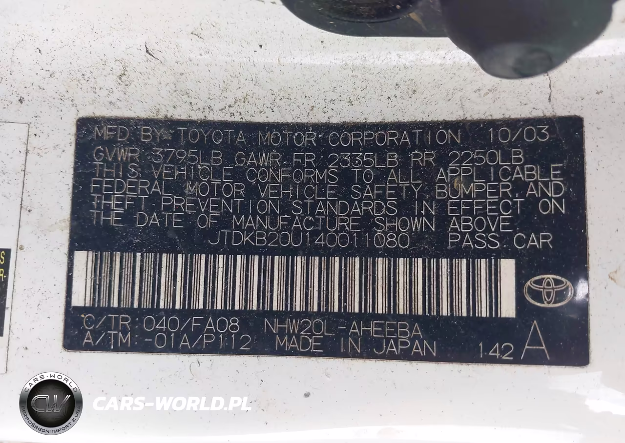 2004 Toyota Prius VIN:JTDKB20U140011080 - 9