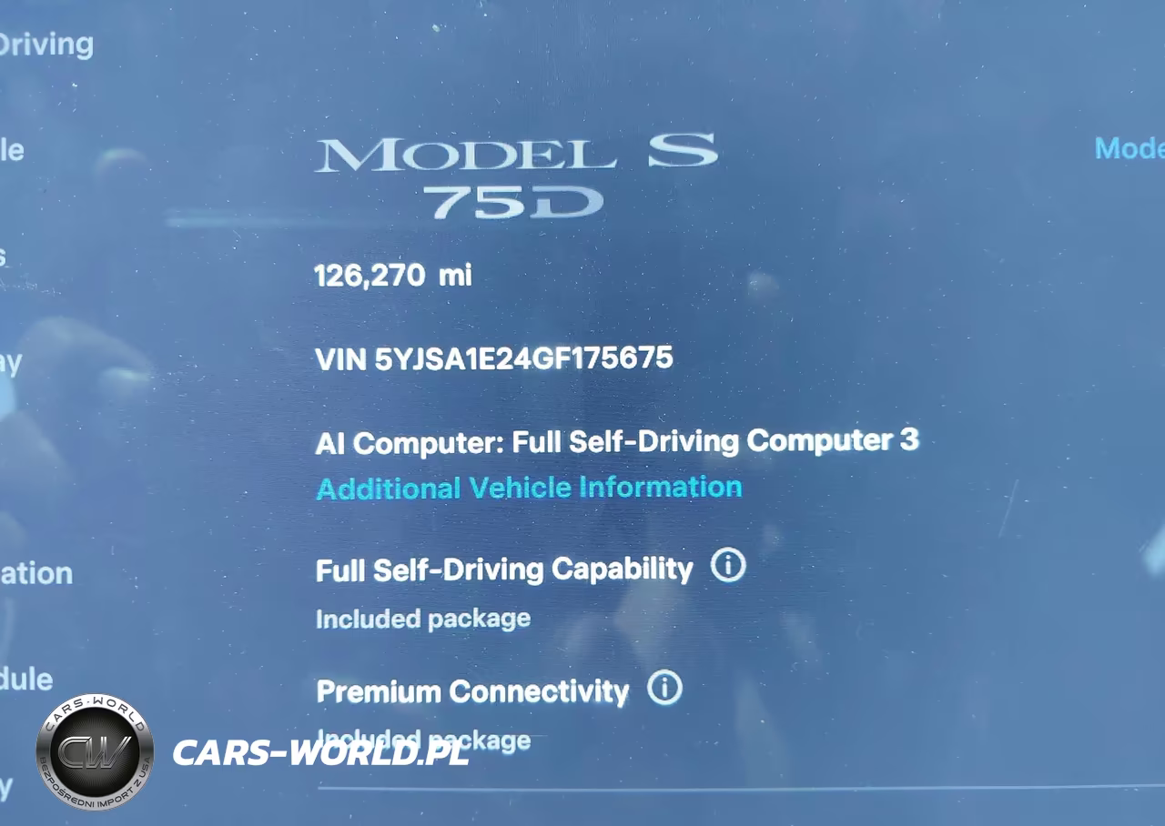 2016 Tesla Model S 60D-70D-75D-85D-90D VIN:5YJSA1E24GF175675 - 14