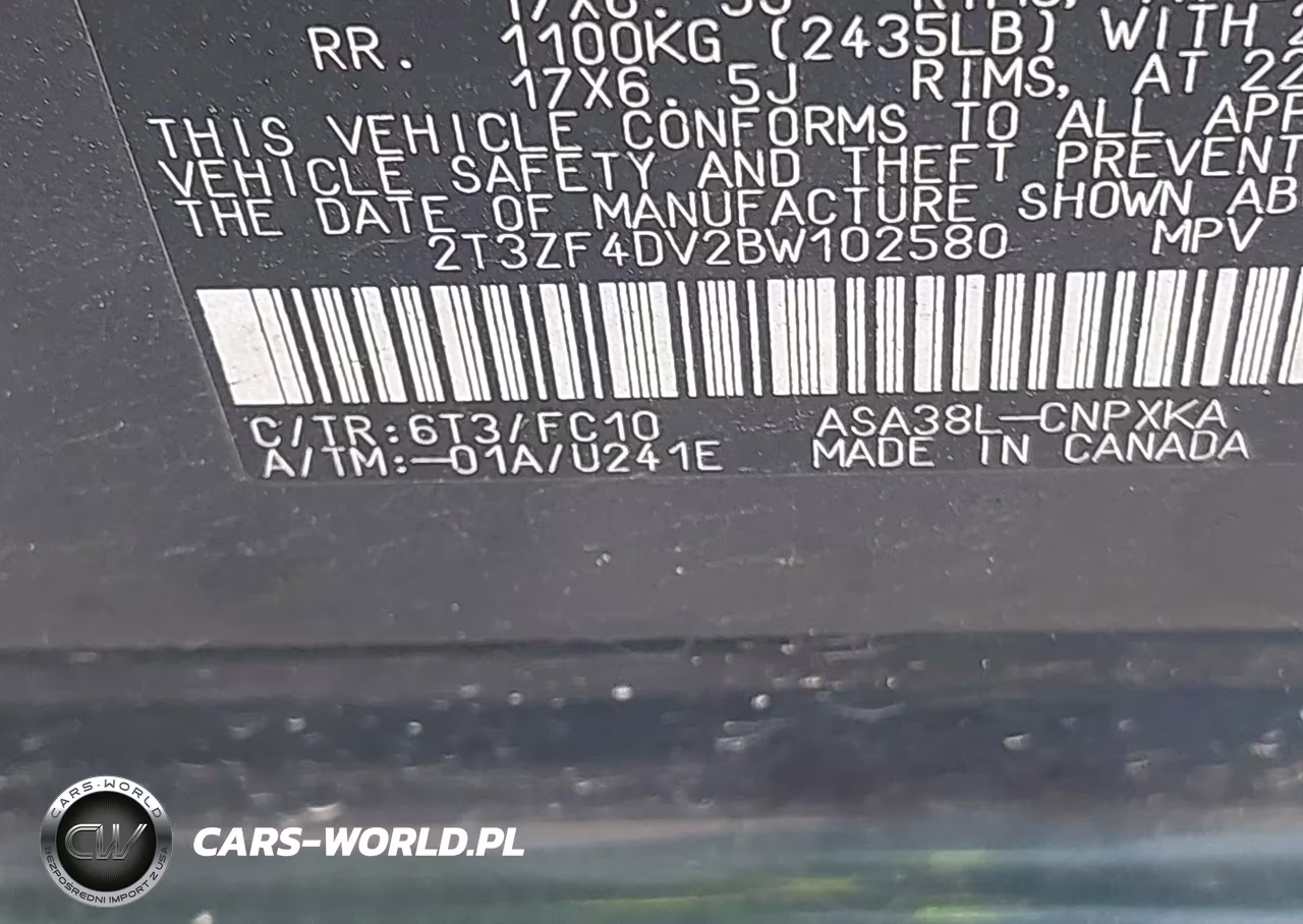 2011 Toyota Rav4 VIN:2T3ZF4DV2BW102580 - 9