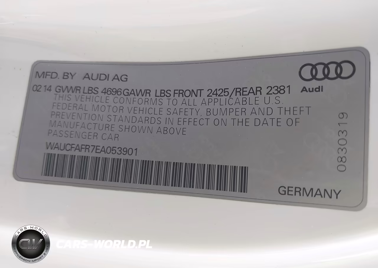 2014 Audi A5 2.0T Premium VIN:WAUCFAFR7EA053901 - 9